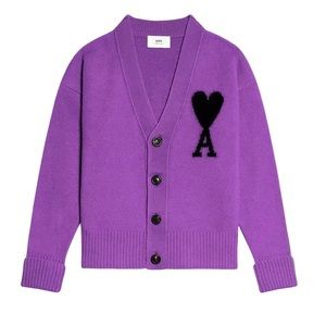 Ami Paris Unisex Cardigan
